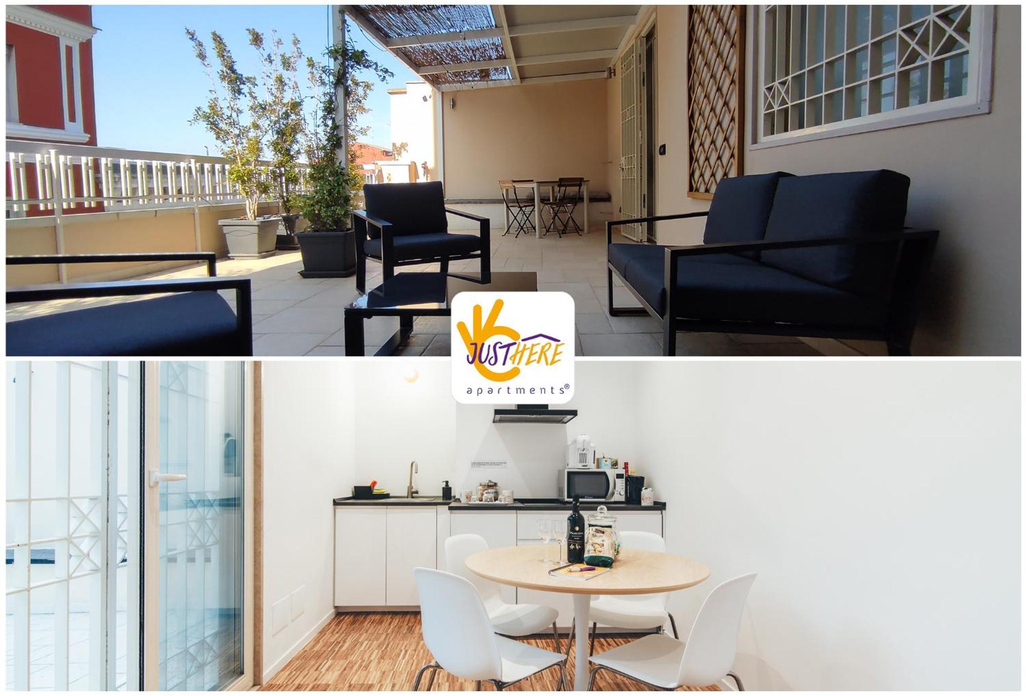 Just Here Apartments - La Terrazza Bari Luaran gambar